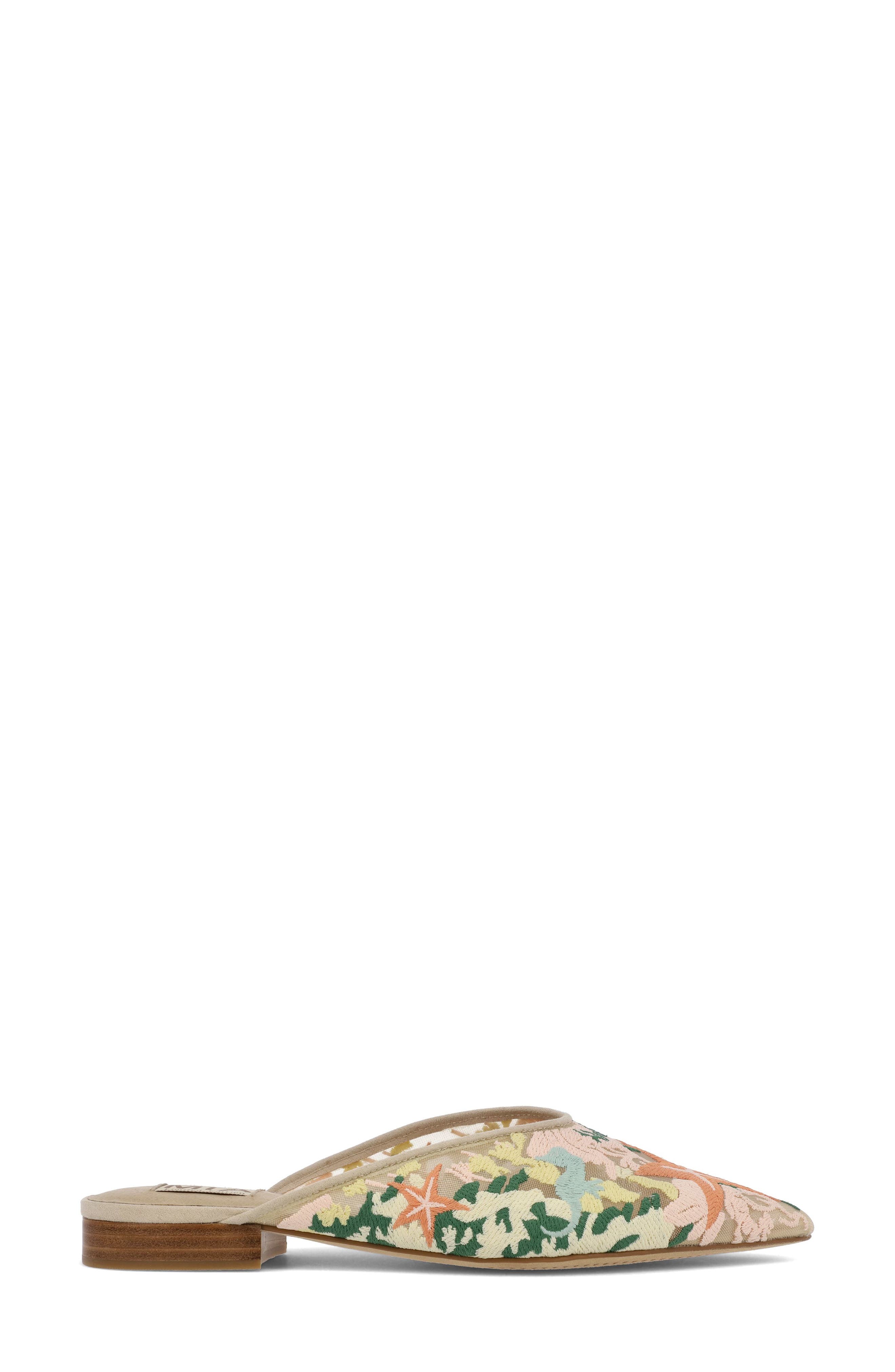 Aita Pointed Toe Mule, Alternate, color, NATURAL