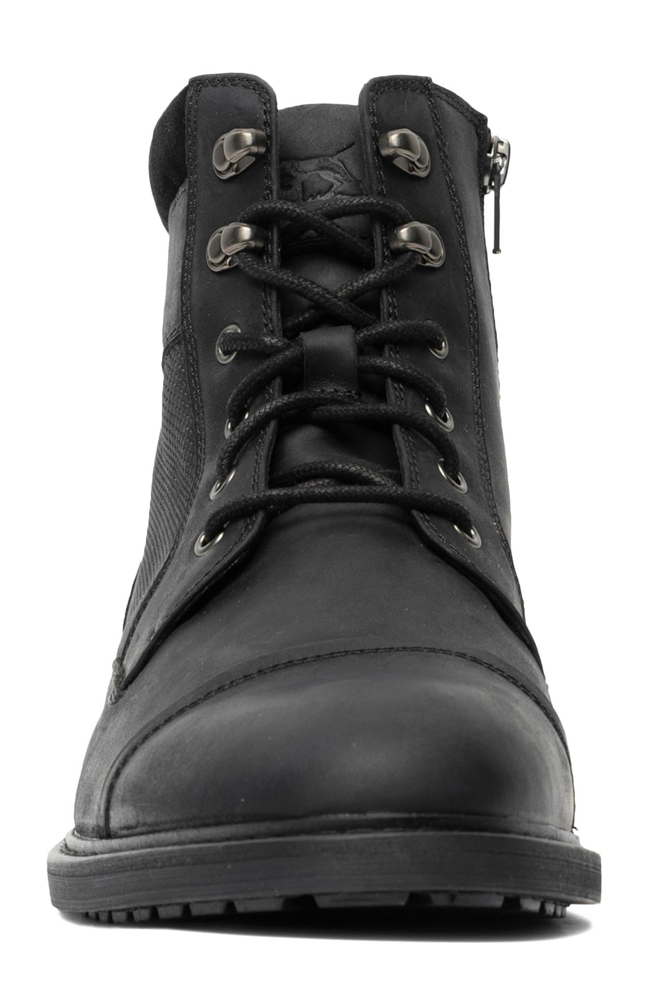 Rodd & Gunn Durham Combat Boot, Alternate, color, Onyx