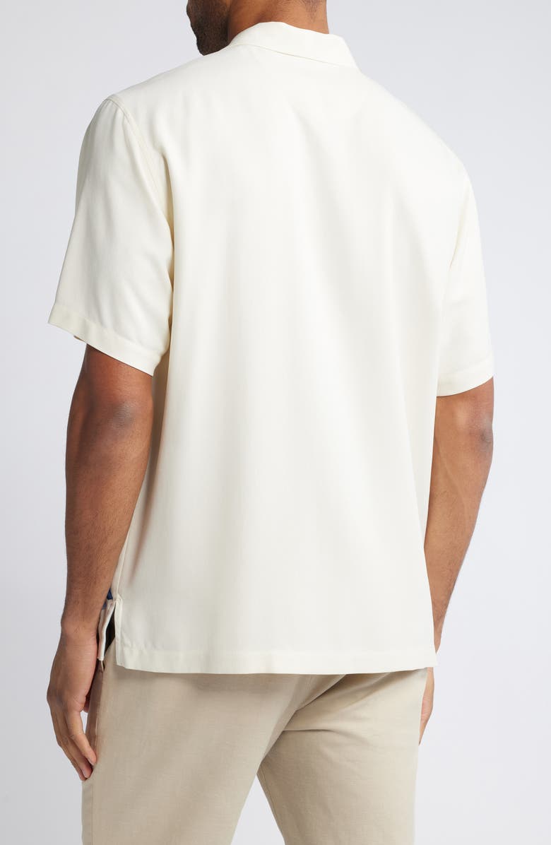 Tommy Bahama Paradise Petals Silk Camp Shirt, Alternate, color, 