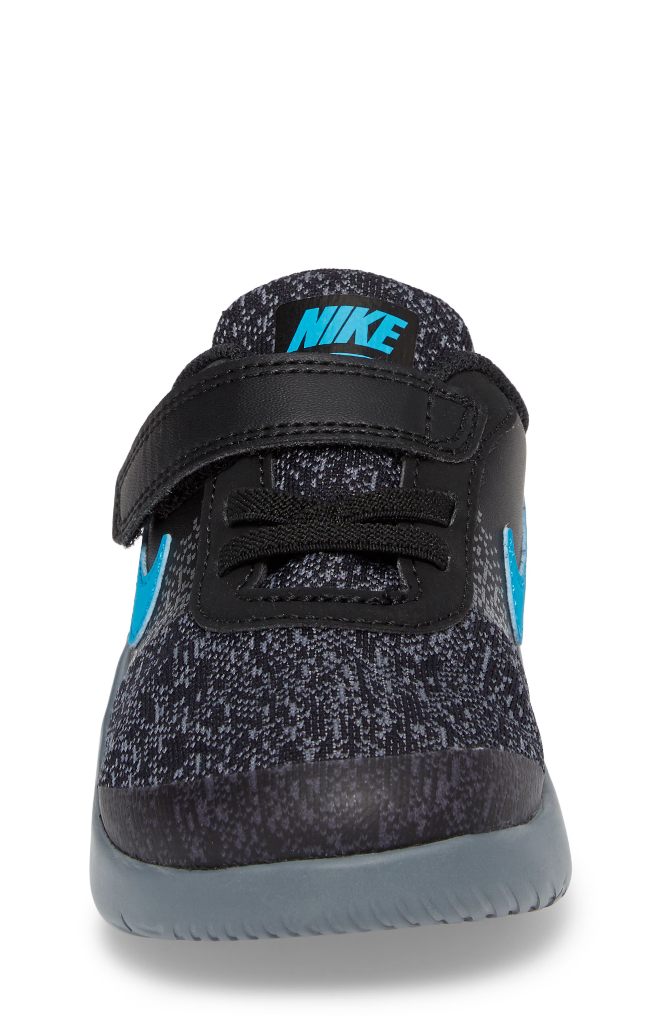 Flex Contact Running Shoe, Alternate, color, BLACK/ TURQUOISE/ GREY