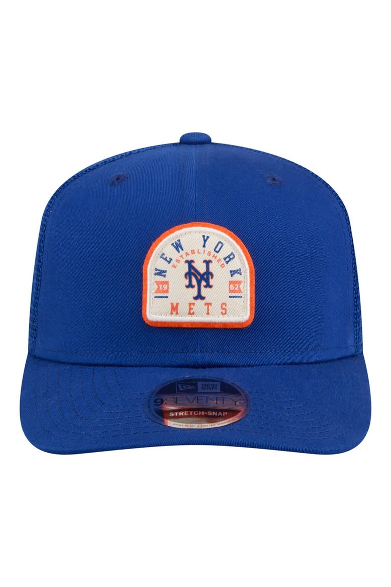 Men's New Era Royal New York Mets Contest 9SEVENTY Adjustable Trucker Hat, Alternate, color, Royal