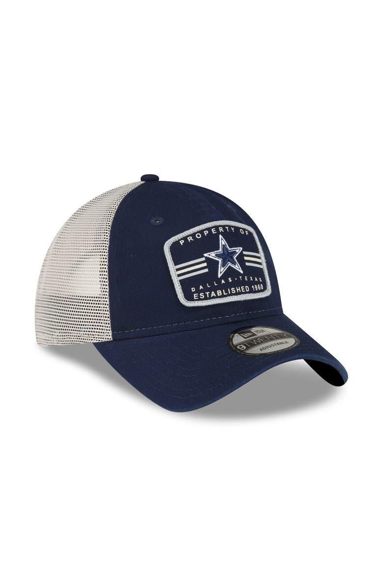 New Era Men's New Era Navy Dallas Cowboys Property Trucker 9TWENTY Adjustable Hat, Alternate, color, Navy