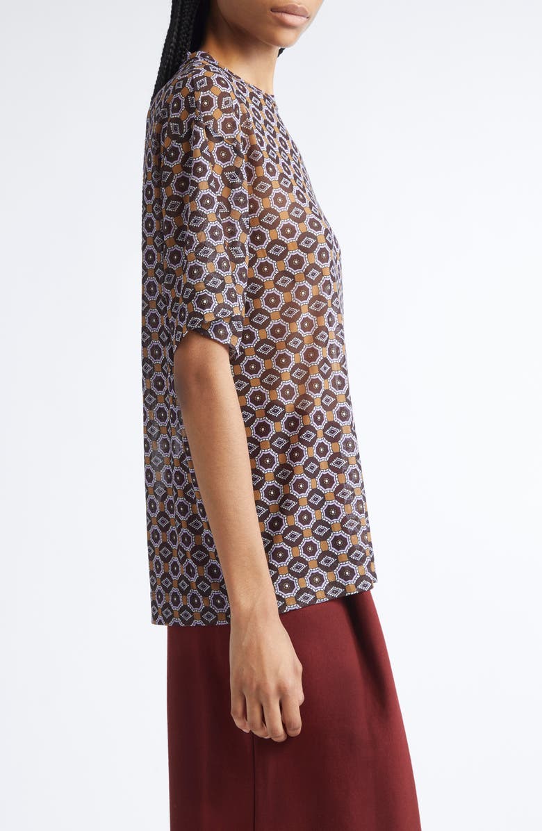 Dries Van Noten Hoge T-Shirt, Alternate, color, Brown