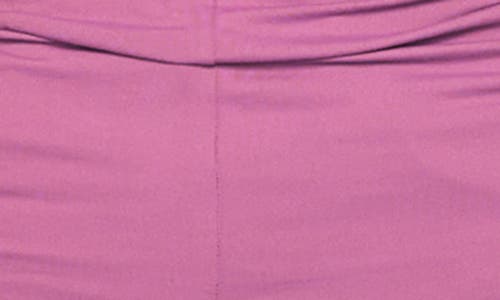 Susana Monaco Long Sleeve Crisscross Top In Grape Jam