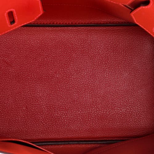 Pre-owned Hermes  Hermes Birkin Handbag Red Epsom With Gold Hardware 30