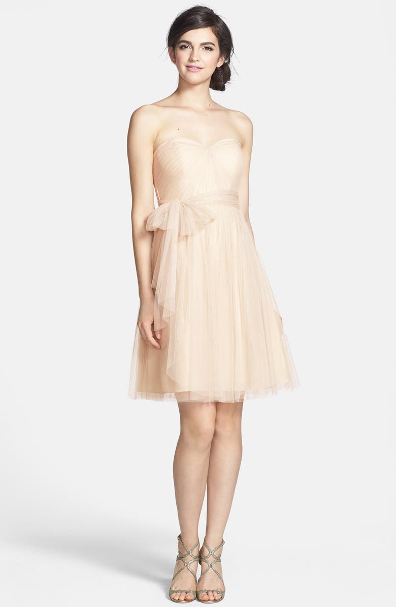 Jenny Yoo Wren Convertible Tulle Fit & Flare Dress, Alternate, color, 