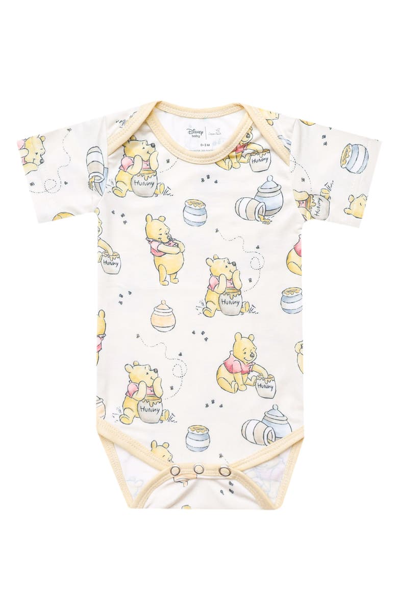 Copper Pearl Winnie the Pooh Hunny Bodysuit, Main, color, Hunny