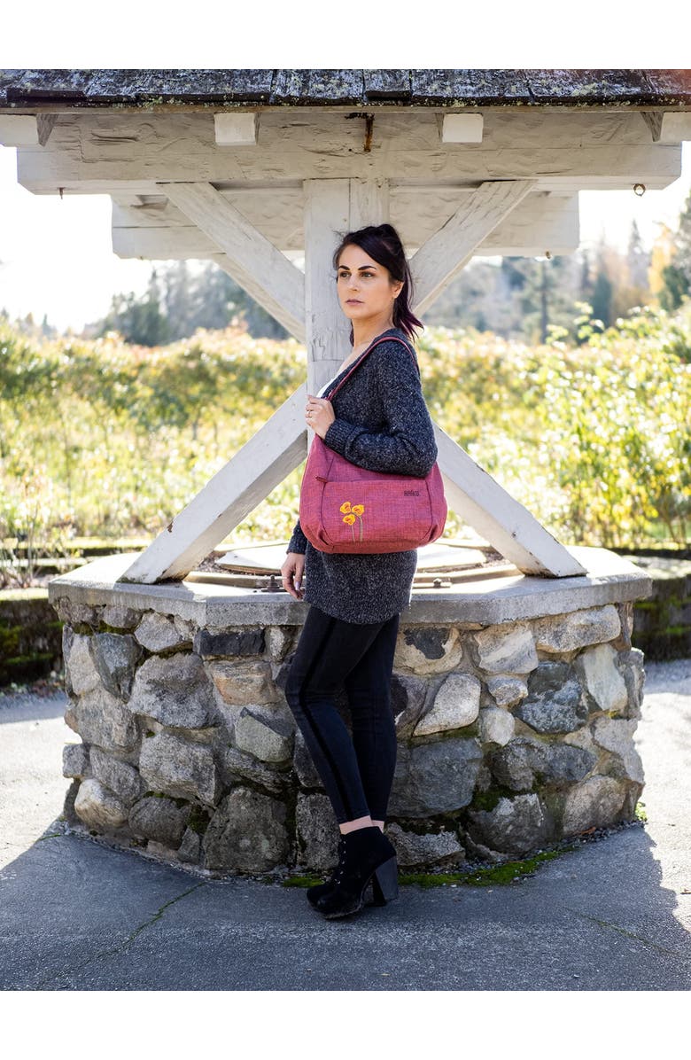 HAIKU Amble Hobo, Alternate, color, Poppy Berry