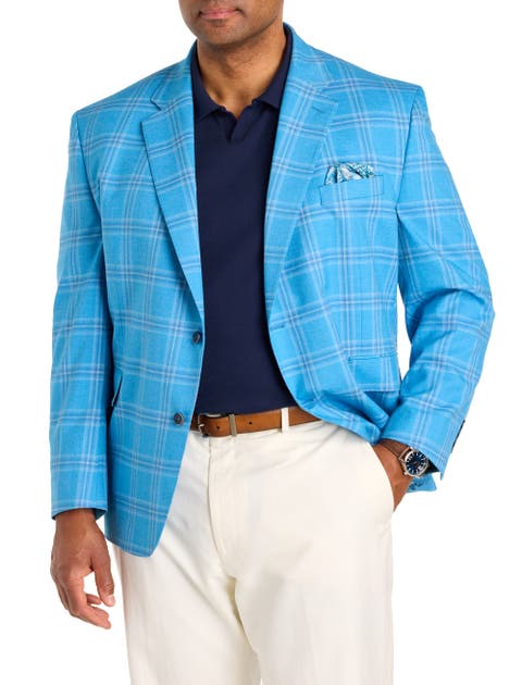 Big & Tall Plaid Sport Coat V2