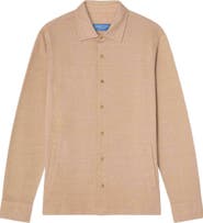 Robert Talbott Walter Cashmere Blend Snap Front Shirt