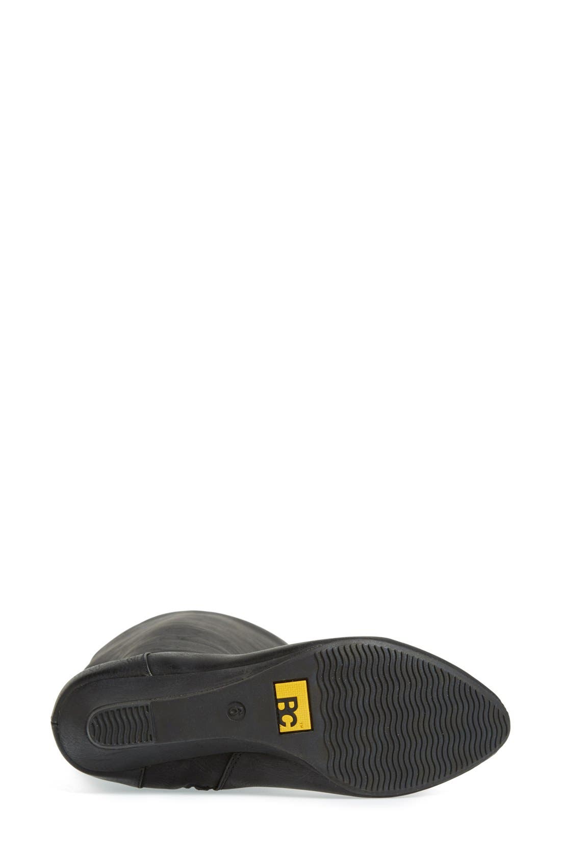 'Try To Explain' Tall Boot, Alternate, color, BLACK