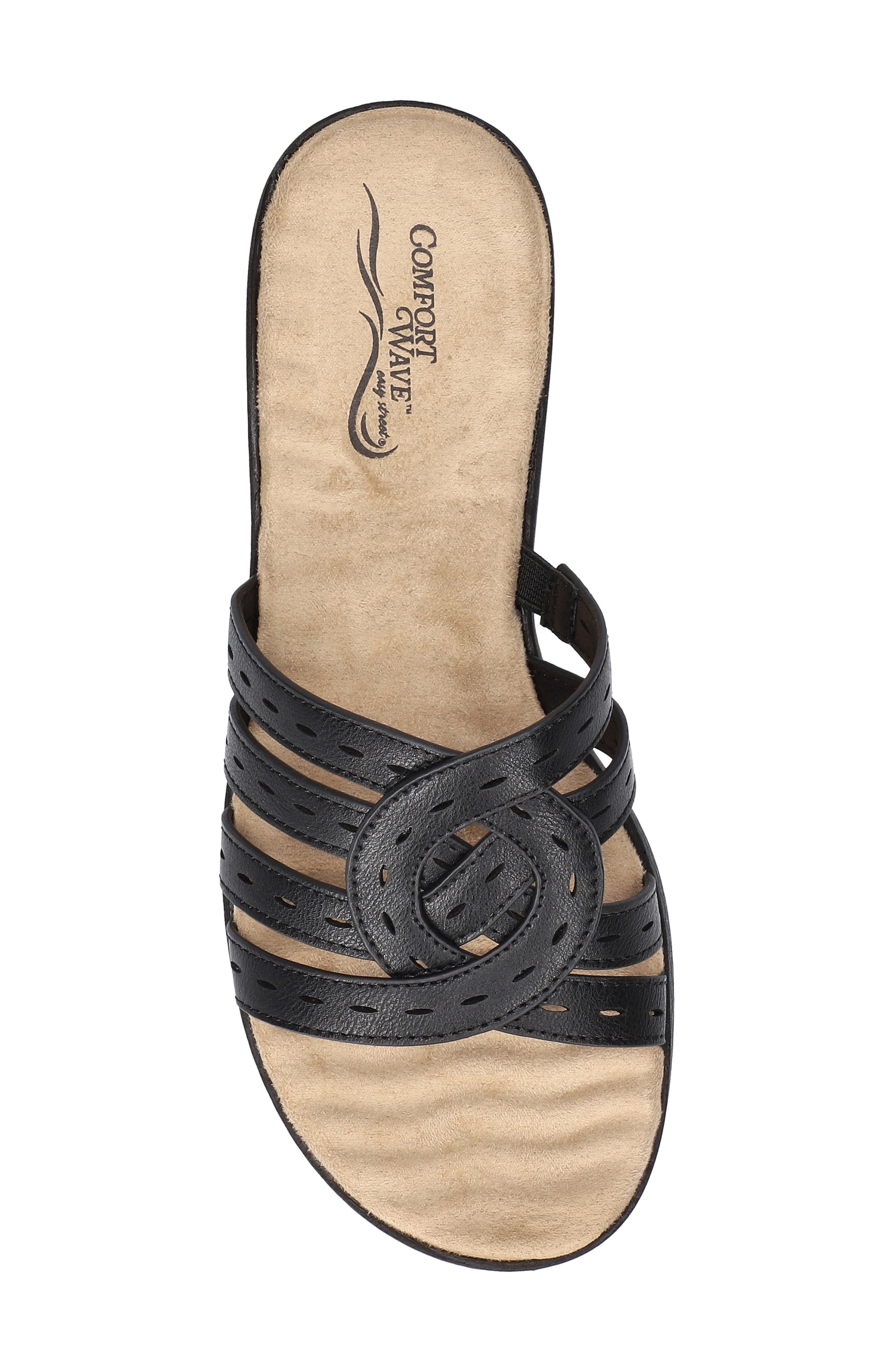 EASY STREET Cammie Perforated Sandal, Alternate, color, 