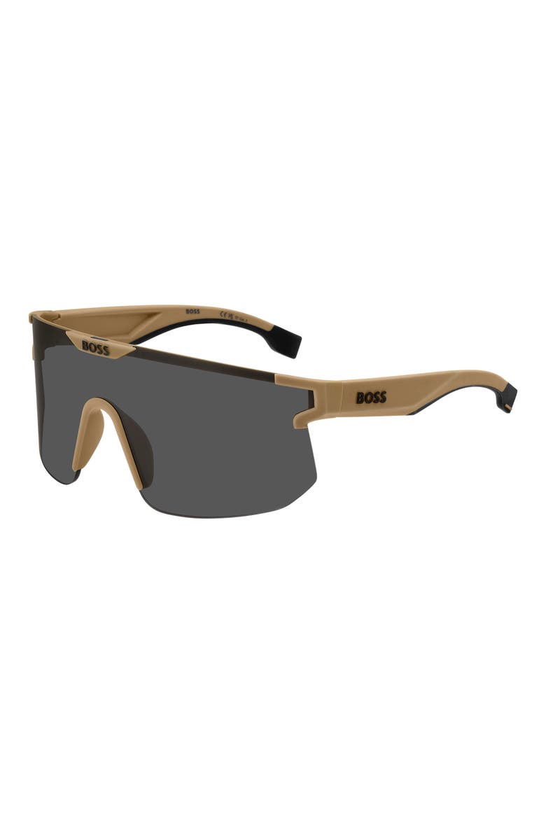 99mm Shield Sunglasses, Alternate, color, BEIGE BLACK