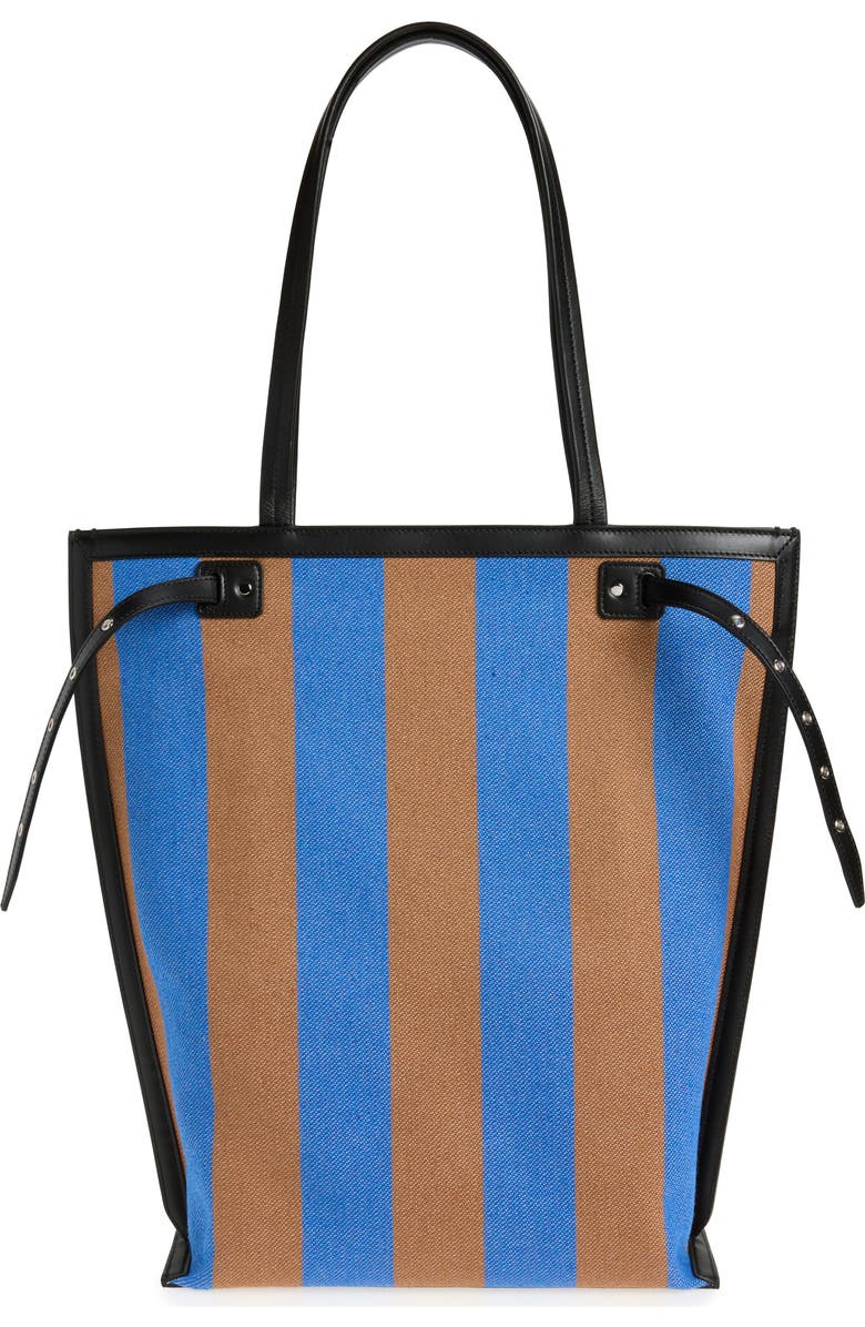 Proenza Schouler North/South Days Stripe Canvas Tote, Alternate, color,