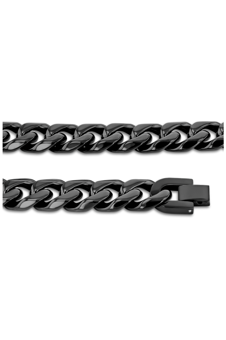 Stainless Steel Chain, Alternate, color, Black