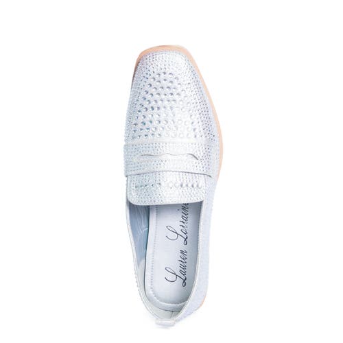 Lauren Lorraine Penny Slip-ons In Blue