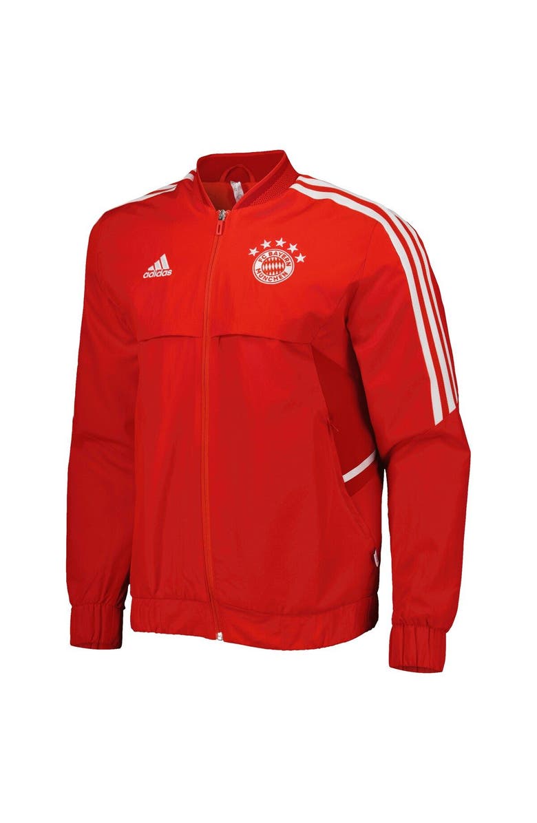 adidas Men's adidas Red Bayern Munich AEROREADY Anthem Full-Zip Jacket, Alternate, color, 