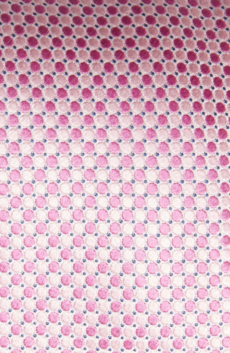 Nordstrom Pattern Silk Tie, Alternate, color, Pink