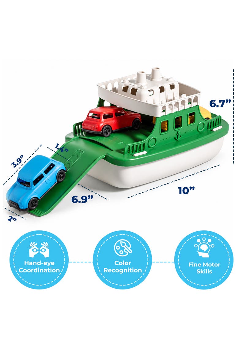 Carry Ship Bath Toy Set with Mini Cars, Alternate, color, Multicolor