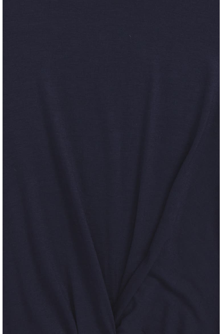 Knotted Tee, Alternate, color, NAVY