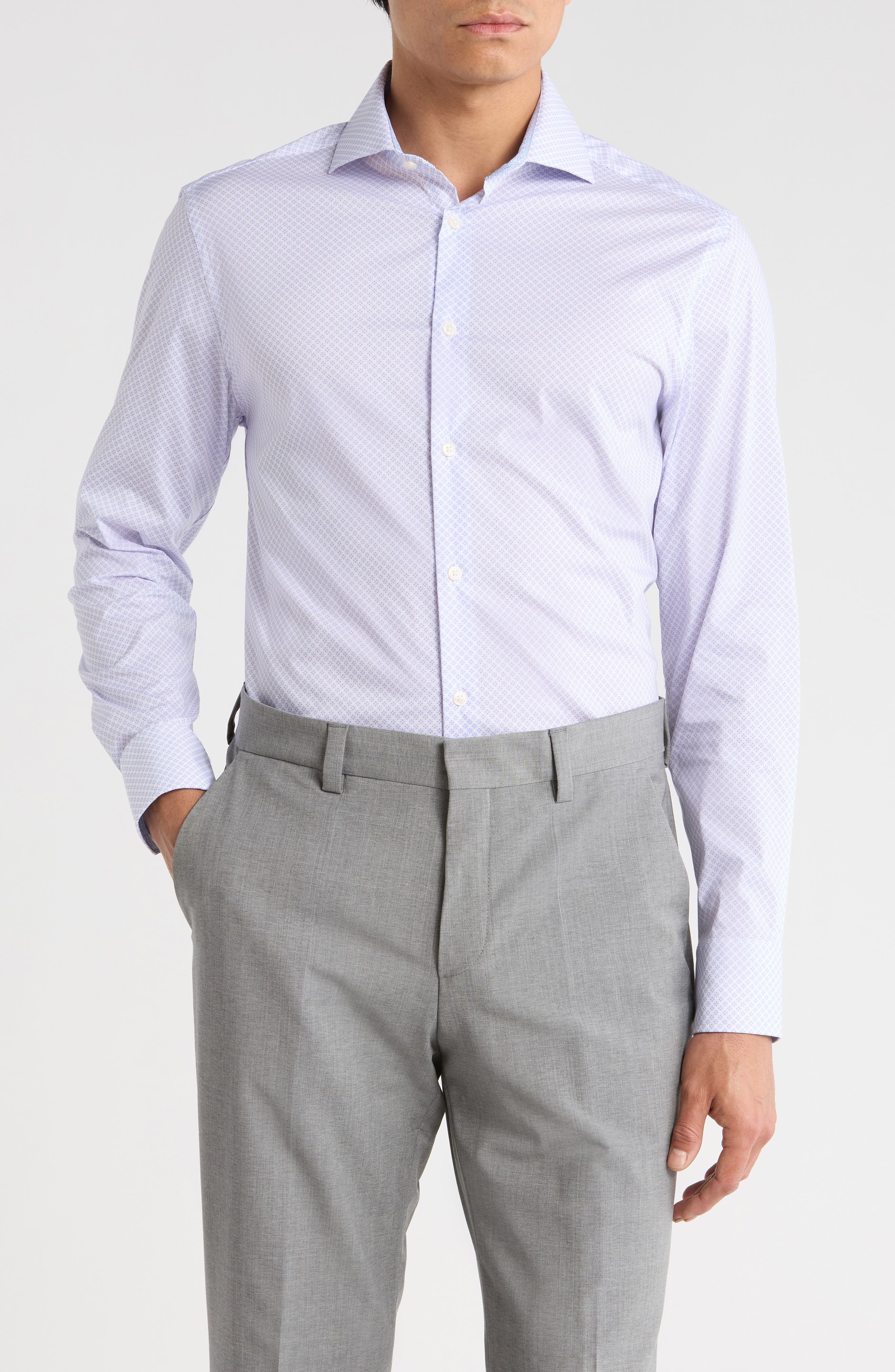 Ted Baker London Slim Fit Advanced Tech Stretch Dress Shirt