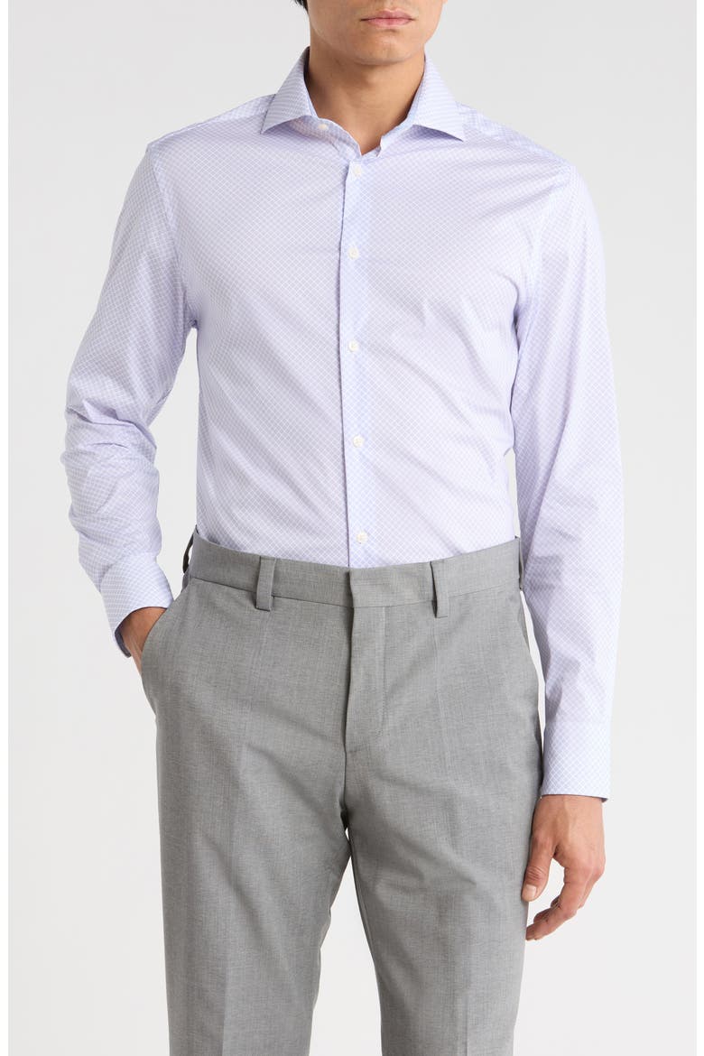 ted baker dress shirt OLWENO iron dress shirt with a soft touch quality and color protection technology is finished with stylish contrast details at the neckband and cuff interiors Ted Baker Soren Ted Print