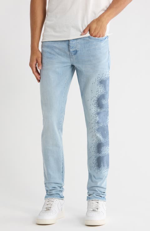 P001 Tuffetage Skinny Jeans (Light Indigo)