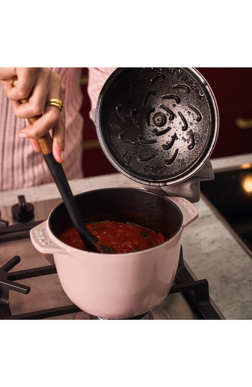 Staub 1.5-quart Enameled Cast Iron Petite French/dutch Oven In Pink