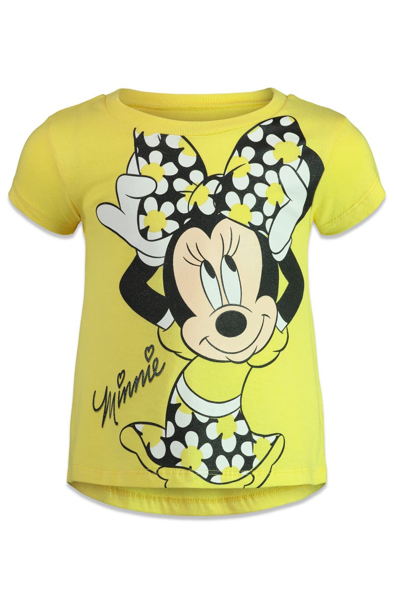 Disney Minnie Mouse Mickey Mouse & Friends 4-Pack T-Shirts, Alternate, color, Multicolor