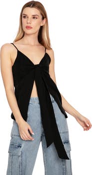 Belle & Bloom First Class Reversible Tie Top