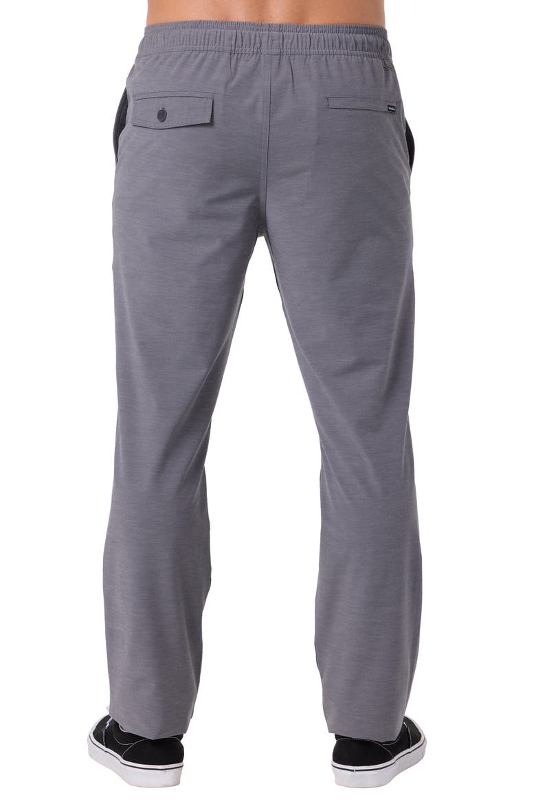 Venture Water Resistant Hybrid Elastic Waist Pants, Alternate, color, HEATHER GREY