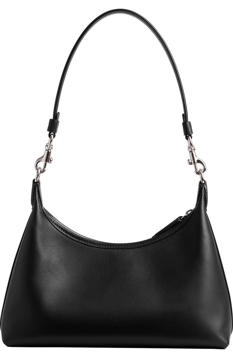 COACH Juliet 25 Glovetanned Leather Shoulder Bag, Alternate, color, Black