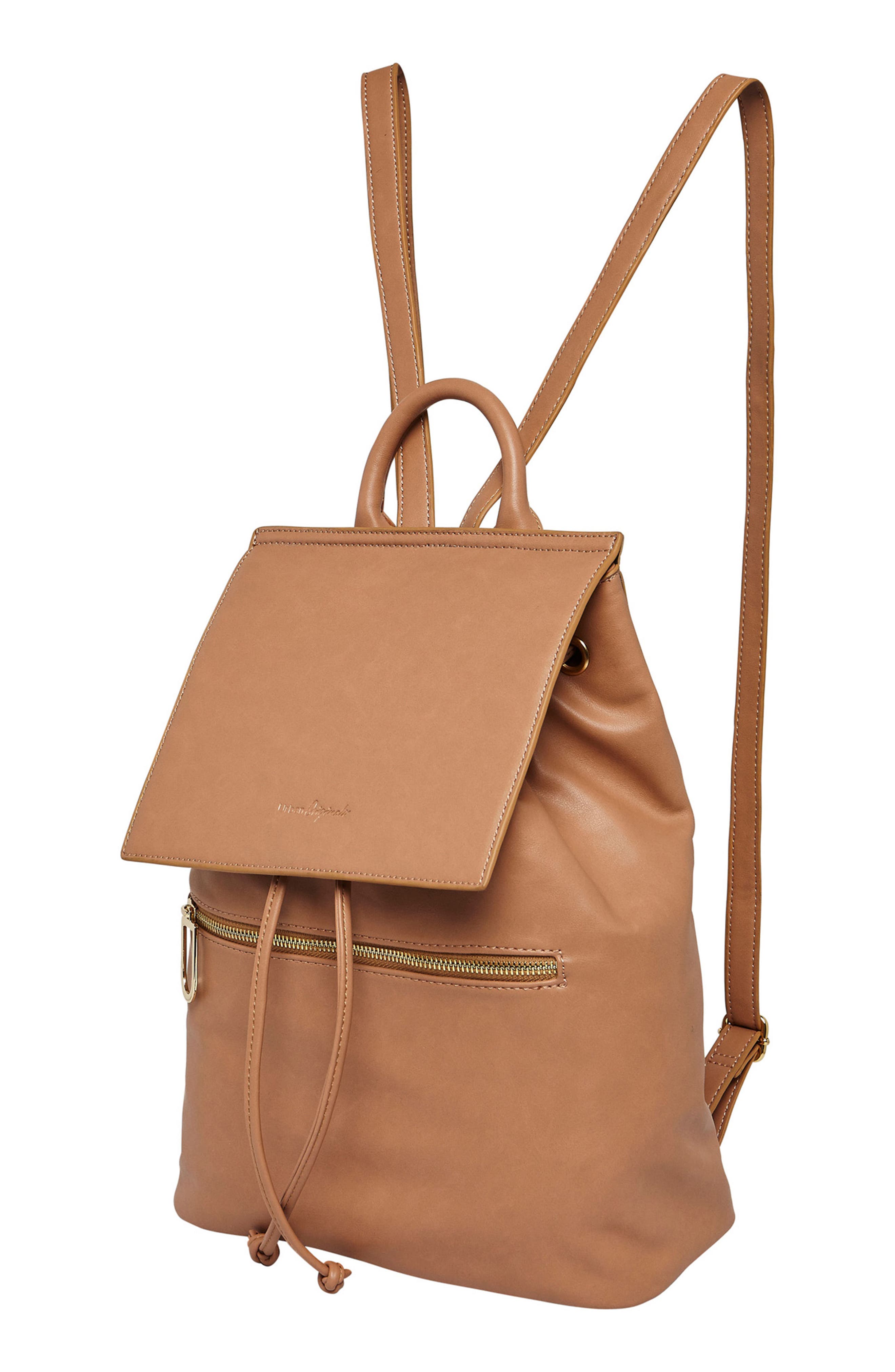 Vegan Leather Hide And Seek Backpack, Alternate, color, NUDE