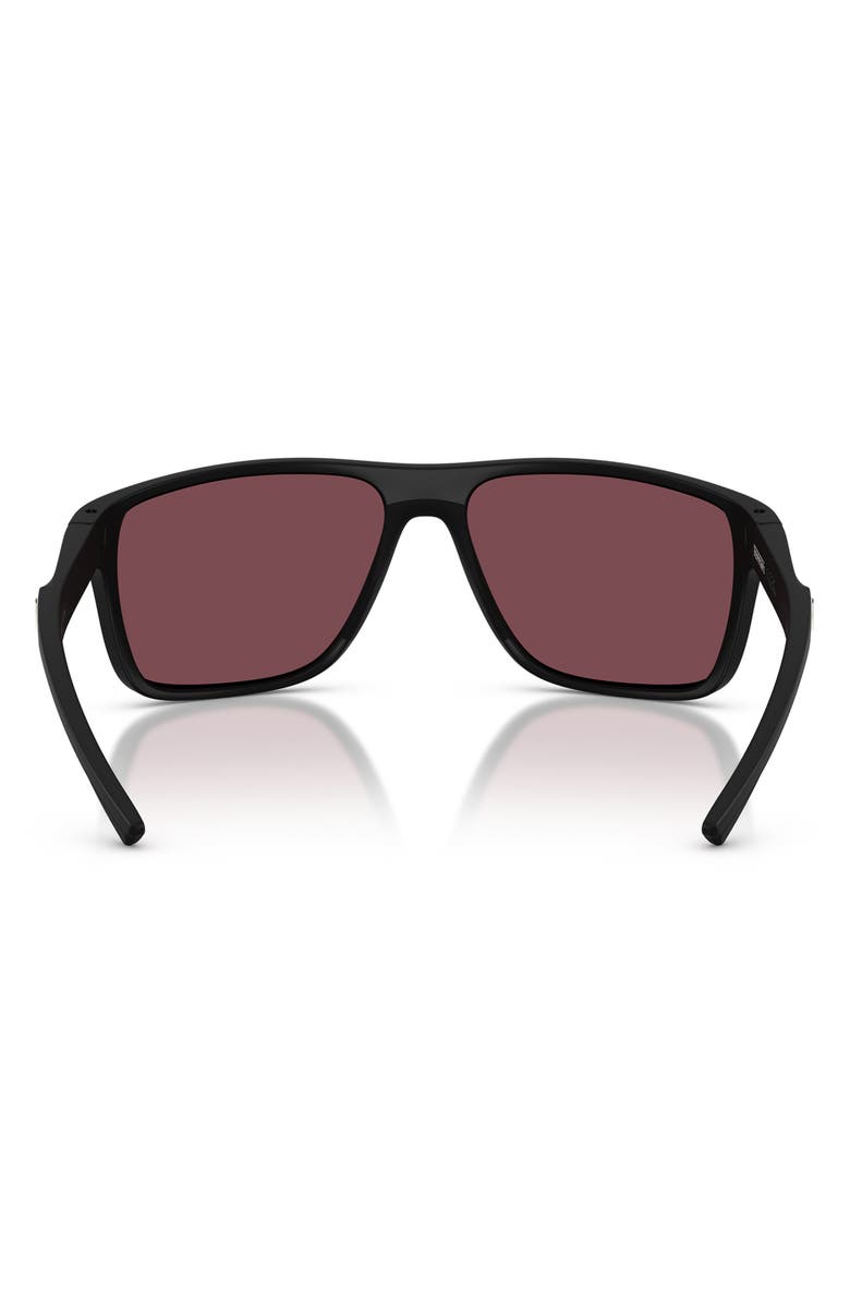 Scuderia Ferrari 63mm Pillow Sunglasses, Alternate, color, Matte Black