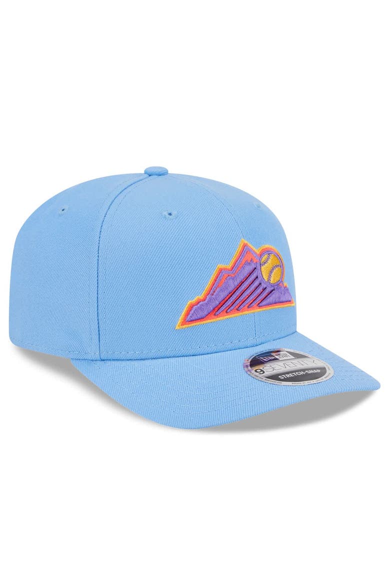 Men's New Era Light Blue Colorado Rockies 2025 City Connect 9SEVENTY Adjustable Hat, Alternate, color, Light Blue