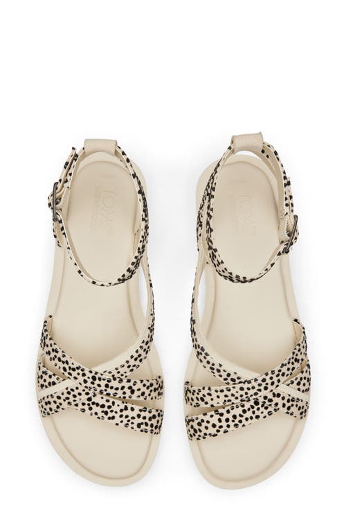Toms Rory Ankle Strap Sandal In Natural