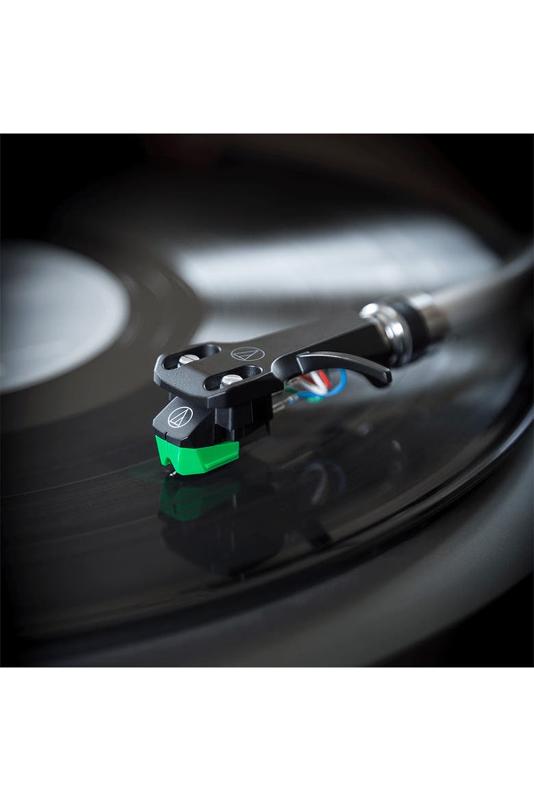 AT-VM95E/H Headshell & MM Cartridge Combo Kit, Alternate, color, Green