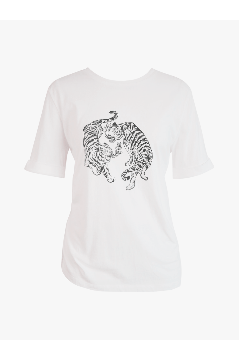 Gloria Graphic Tee, Alternate, color, Tiger