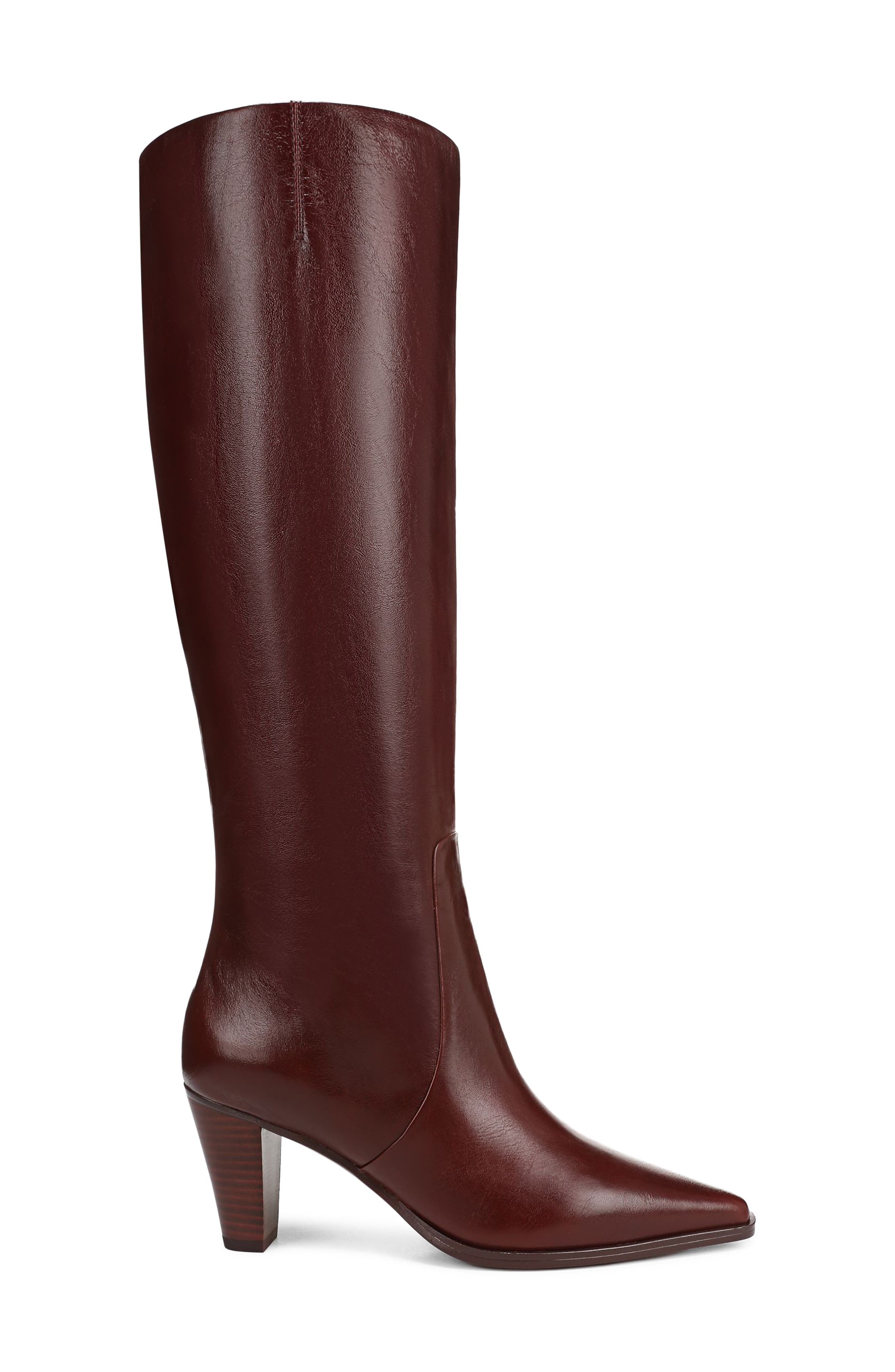 Franco Sarto Jaycen Knee High Boot, Alternate, color, Mahogany Red
