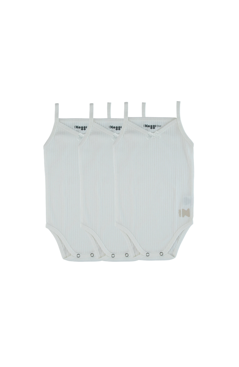 NoggiWear Ribbed Bodysuit, Main, color, Off-White