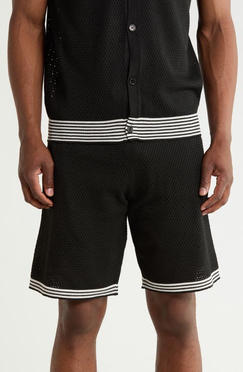 Textured Knit Shorts
