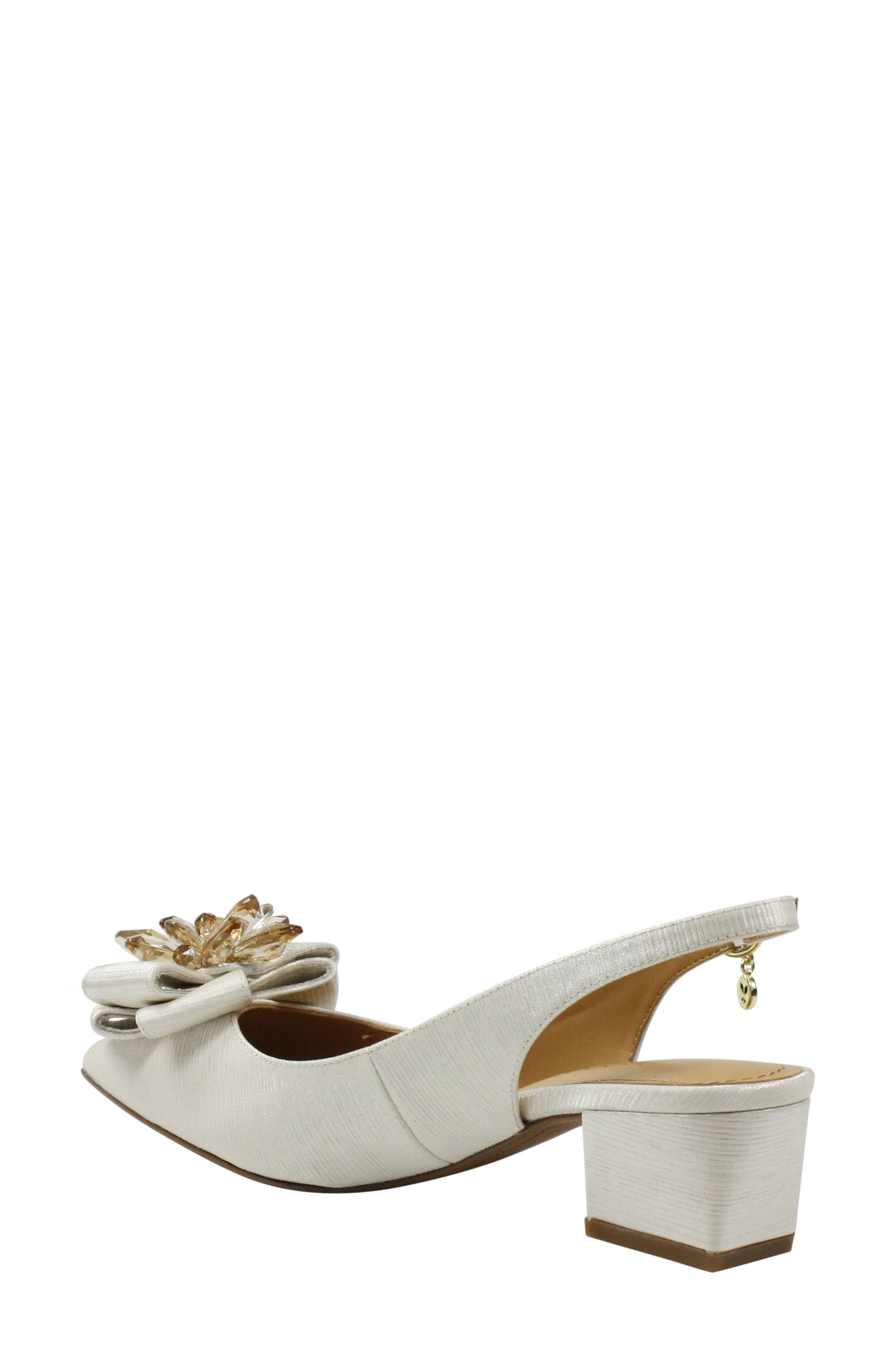 J.Renée Faaye Slingback Pump, Alternate, color, NUDE FABRIC