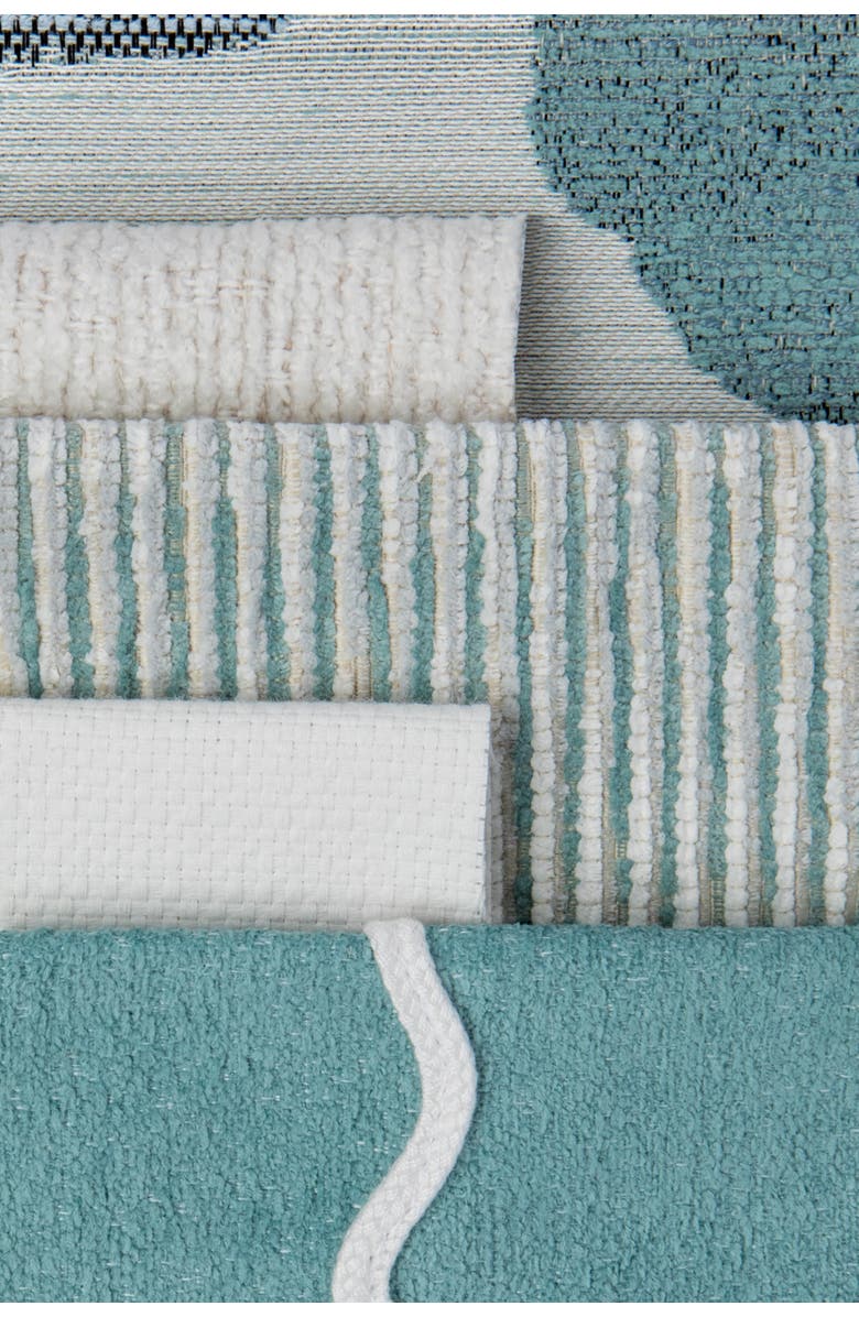 Elaine Smith Distinct Oyster Hand Macrame & Chenille Indoor & Outdoor Woven Accent Pillow, Alternate, color, Oyster