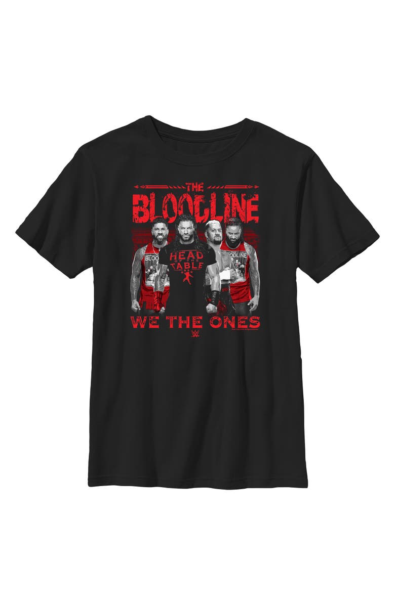 WWE Boy's WWE We The Ones Bloodline Graphic T-Shirt, Main, color, Black