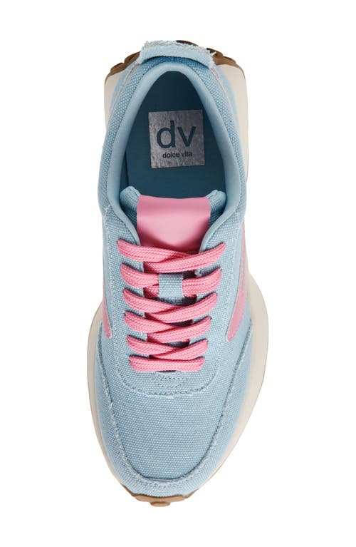 Dolce Vita Dv By Brantley Sneaker In Blue Canvas