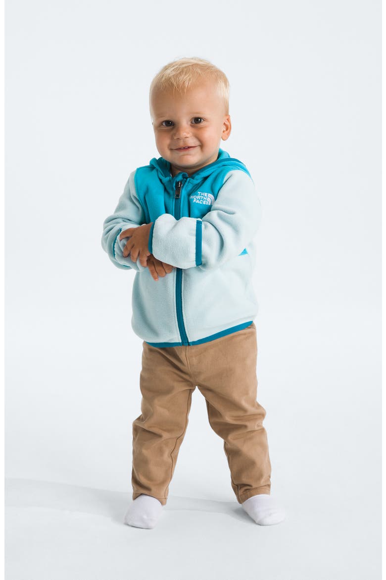 Glacier Fleece Zip Hoodie, Alternate, color, MERIDIAN BLUE/ POLAR HAZE