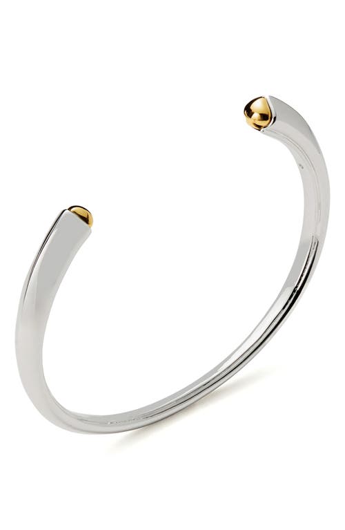 Kate Spade New York Two Tone Cuff Bracelet In Metallic