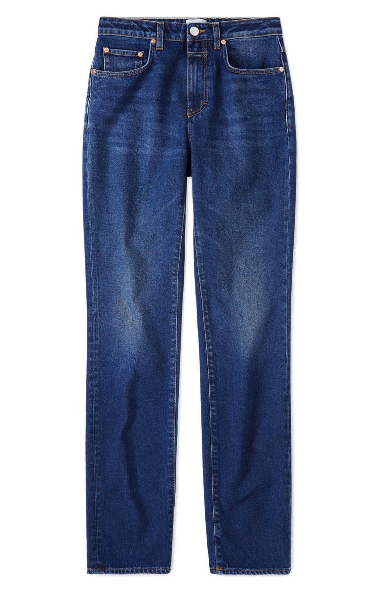 Closed Jaylen Straight Leg Jeans, Alternate, color, Dark Blue