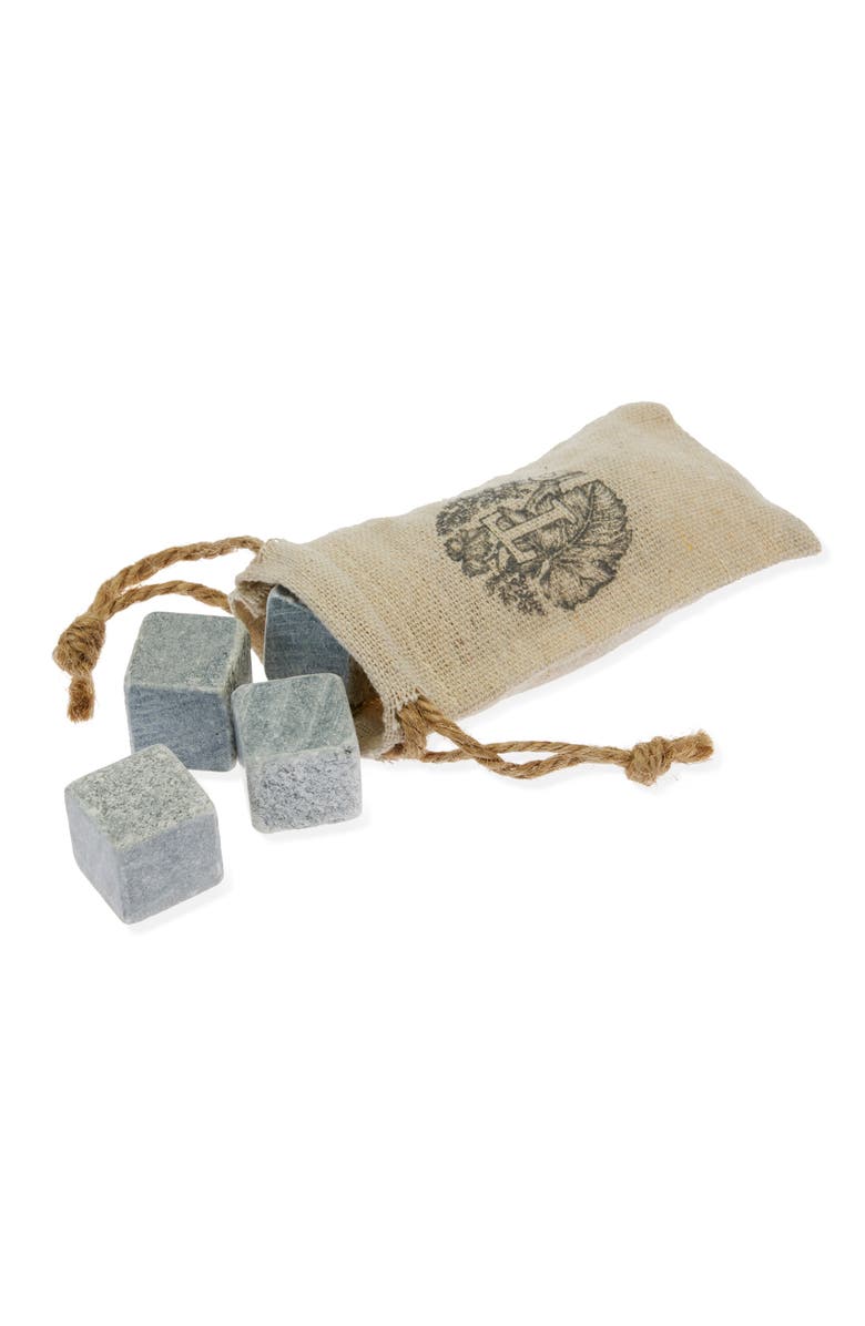 TWINE Glacier Rock Cooling Stones Set of 6, Main, color, Grey