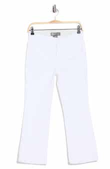 Democracy Scallop Hem Crop Flare Jeans